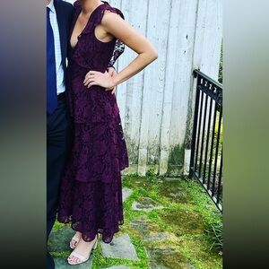 Lace Purple Dress - XS